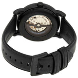 Emporio Armani Luigi Automatic Skeleton Black Dial Black Leather Strap Watch For Men - AR60012 Buy Now By Emporio Armani