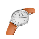 Tissot T Classic Everytime Large White Dial Brown Leather Strap Watch For Men - T109.610.16.037.00 Buy Now By Tissot