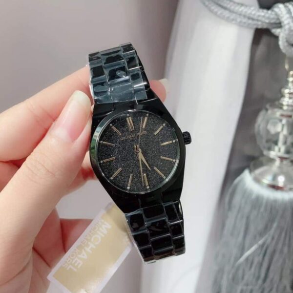 Michael Kors Channing Quartz Black Dial Black Steel Strap Watch For Women - MK6625 Buy Now By Michael Kors