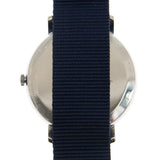 Tissot T Classic Everytime Large White Dial Blue NATO Strap Watch For Men - T109.610.17.037.00
