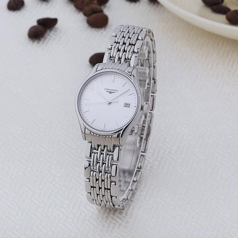 Shop Longines Lyre 25mm Stainless Steel Watch for Women - L4.259.4.72.6 in USA