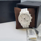 Michael Kors Runway White Ceramic Dial White Steel Strap Watch for Women - MK5161 Buy Now By Michael Kors