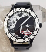Marc Jacobs White & Black Dial Black Leather Strap Watch for Women - MBM1148 Buy Now By Marc Jacobs