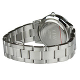 Daniel Wellington Iconic Link White Dial Silver Steel Strap Watch for Women - DW00100203