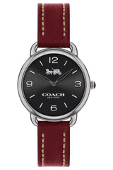 Coach Delancey Black Dial Brown Leather Strap Watch for Women - 14502792 Buy Now By Coach