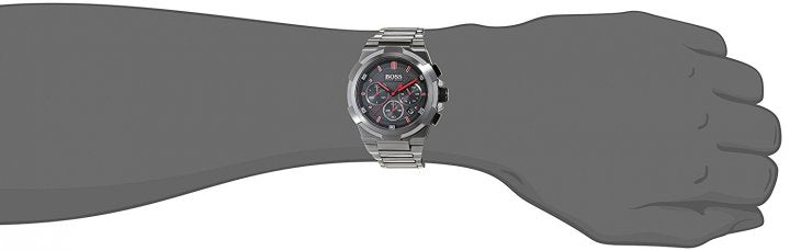 Shop Hugo Boss Supernova Grey Dial Grey Steel Strap Watch for Men - 1513361 in USA