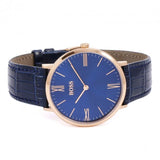 Hugo Boss Jackson Blue Dial Black Leather Strap Watch for Men - 1513371 Buy Now By Hugo Boss