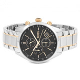 Shop Hugo Boss Grand Prix Black Dial Two Tone Steel Strap Watch for Men - 1513473 in USA