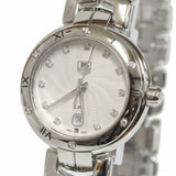 Shop Tag Heuer Link Diamonds Mother of Pearl Dial Silver Steel Strap Watch for Women - WAT1417.BA0954 in USA