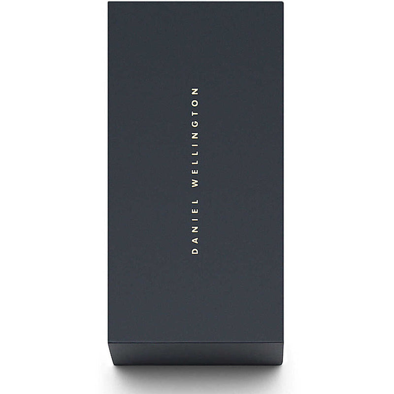 Daniel Wellington Iconic Round Case Motion Black Dial Rubber Strap Watch For Men - DW00100425
