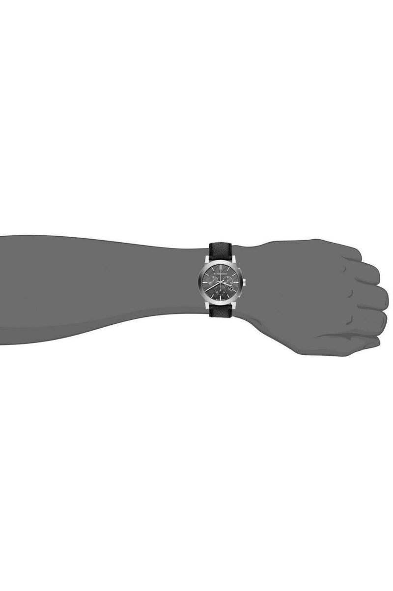 Burberry The City Grey Dial Black Leather Strap Watch for Men - BU9362 Buy Now By Burberry