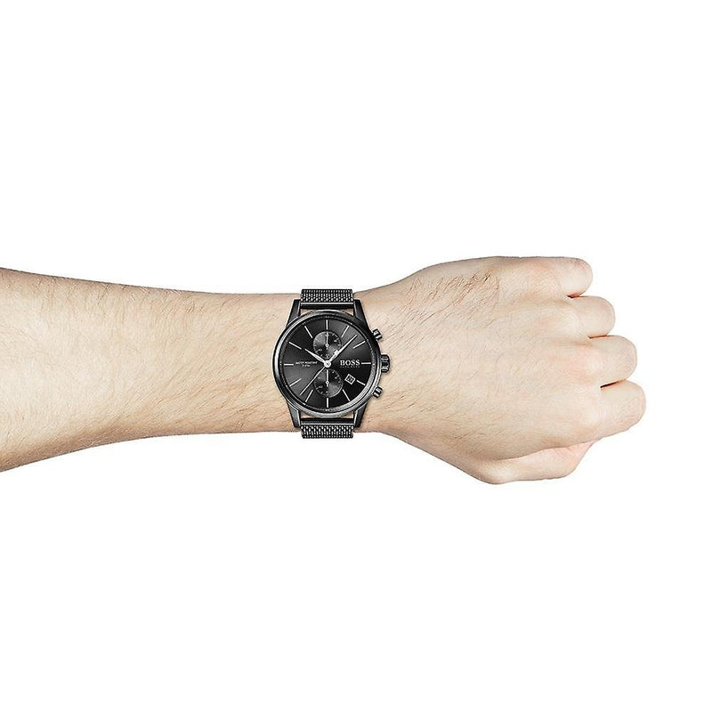 Hugo Boss Infinity Black Dial Black Mesh Bracelet Watch for Women -1502521 Buy Now By Hugo Boss
