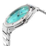 Shop Salvatore Ferragamo F-80 Classic Tiffany Blue Dial Silver Steel Strap Watch for Men - SFDT02323 in USA
