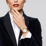 Shop IWC Portofino Automatic Silver Dial Red Leather Strap Watch for Women - IW357401 in USA