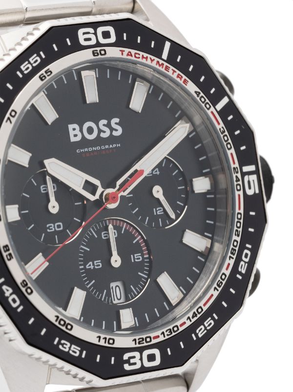 Hugo Boss Intensity Chronograph Black Dial Silver Steel Strap Watch For Men - 1513680 Buy Now By Hugo Boss