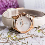 Tissot T Lady Bella Ora Mother of Pearl Dial Cream Leather Strap Watch for Women - T103.310.36.111.00 Buy Now By Tissot