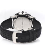 Shop Burberry Classic Round Cream Dial Black Leather Strap Watch for Men - BU10008 in USA