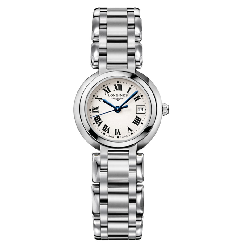 Longines PrimaLuna White Dial Silver Steel Strap Watch for Women - L8.110.4.71.6 Buy Now By Longines