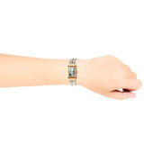 Gucci G-Frame Floral Mother of Pearl Dial White Leather Strap Watch For Women - YA147407