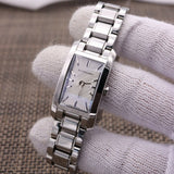 Shop Burberry Heritage Silver Dial Silver Steel Strap Watch For Women - BU9500 in USA