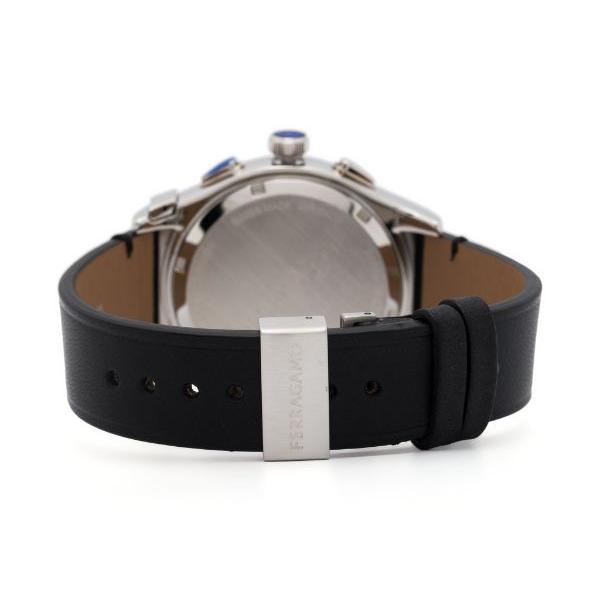 Shop Salvatore Ferragamo 1927 Chrono Analog Black Dial Black Leather Strap Watch for Men - SFKZ00123 in USA