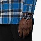 Shop Salvatore Ferragamo 1927 Chrono Analog Blue Dial Blue Leather Strap Watch for Men - SFKZ00223 in USA