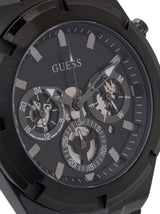 Guess Continental Chronograph Black Dial Black Mesh Strap Watch For Men - GW0582G3 Buy Now By Guess