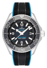Shop Omega Planet Ocean 6000M Co Axial Master Chronometer 45.5mm Blue Dial Black Rubber Strap Watch for Men - 21532462103001 in USA