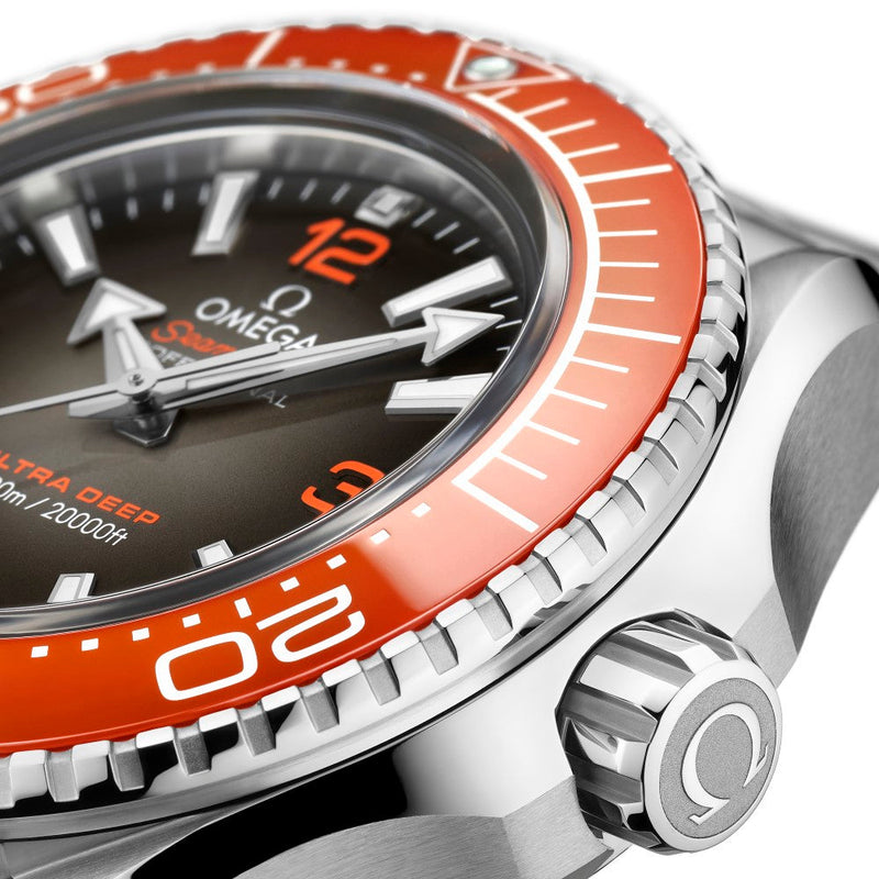 Shop Omega Seamaster Planet Ocean 6000M Co Axial Master Chronograph Black Dial Black Rubber Strap Watch for Men - 21532462106001 in USA