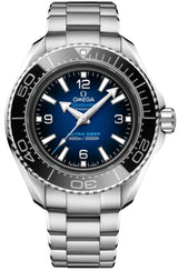 Shop Omega Seamaster Planet Ocean 6000M Co Axial Master Chronometer Blue Dial Silver Steel Strap Watch for Men - 21530462103001 in USA