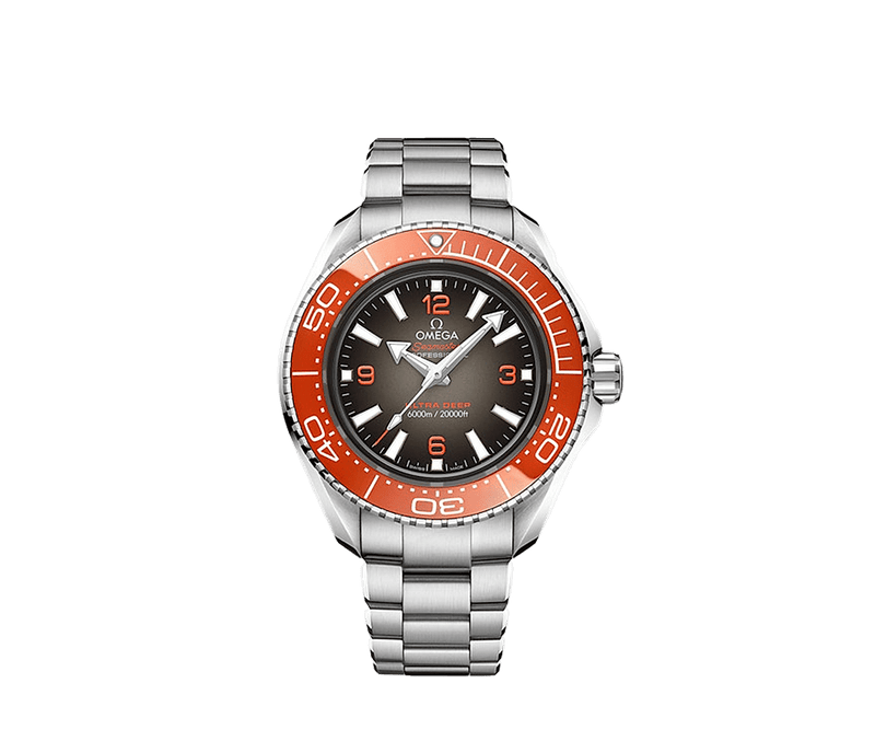 Shop Omega Seamaster Planet Ocean 6000M 45.5mm Black Dial Silver Steel Strap Watch for Men - 21530462106001 in USA