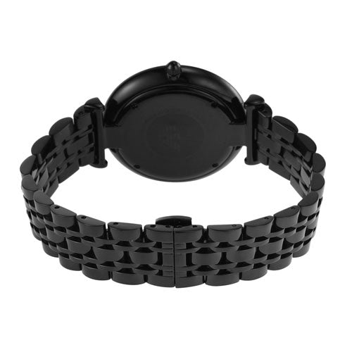 Emporio Armani Gianni T Bar Analog Black Dial Black Steel Strap Watch For Men - AR11299 Buy Now By Emporio Armani