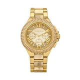 Shop Michael Kors Camille Gold Dial Gold Steel Strap Watch for Women - MK5902 in USA
