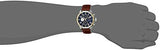 Shop Tommy Hilfiger Sport Multifunction Blue Dial Brown Leather Strap Watch for Men - 1791137 in USA
