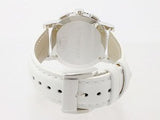 Shop Burberry City Chronograph White Dial White Leather Strap Watch For Women - BU9701 in USA