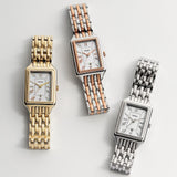 Fossil Raquel Three Hand Date White Dial Silver Steel Strap Watch for Women - ES5221 Buy Now By Fossil