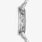 Fossil Neutra Chronograph Silver Dial Silver Steel Strap Watch for Women - ES5217 Buy Now By Fossil