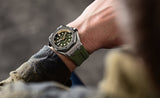 Audemars Piguet Royal Oak Offshore Diver Green Dial Green Rubber Strap Watch for Men - 15720ST.OO.A052CA.01
