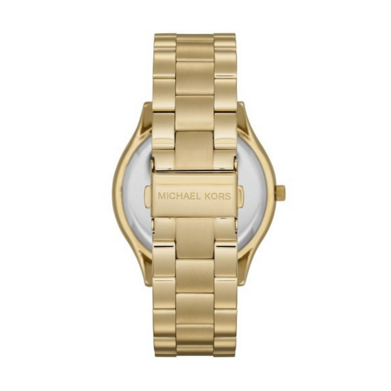 Michael Kors Slim Runway Gold Dial Gold Steel Strap Watch for Women - MK3590 Buy Now By Michael Kors