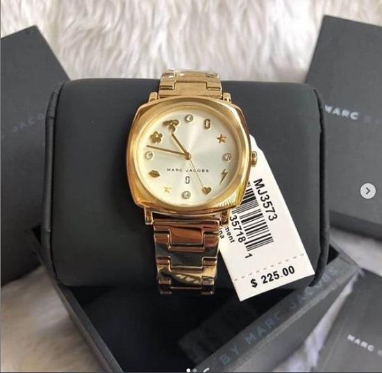 Marc Jacobs Mandy White Dial Gold Steel Strap Watch for Women - MJ3573 Buy Now By Marc Jacobs