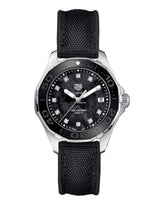 Tag Heuer Aquaracer Quartz Mother of Pearl Black Dial Black NATO Strap Watch for Women - WAY131M.FT6092 Buy Now By Tag Heuer