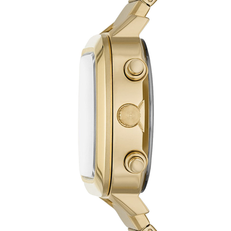 Fossil Retro Analog-Digital Gold Dial Gold Steel Strap Watch for Men - FS5889 Buy Now By Fossil