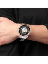 Maserati SFIDA Automatic Black Dial Silver Steel Strap Watch For Men - R8823140002 Buy Now By Maserati