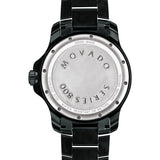 Shop Movado Series 800 Black Dial Black Steel Strap Watch For Men - 2600143 in USA