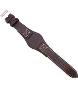 Shop Fossil Nate Chronograph Blue Dial Brown Leather Strap Watch for Men - JR1505 in USA