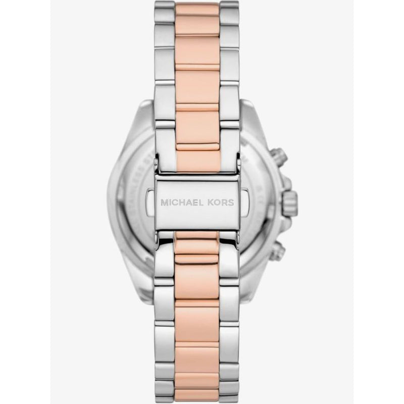 Michael Kors Bradshaw Chronograph White Dial Two Tone Steel Strap Watch For Women - MK7258 Buy Now By Michael Kors