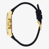 Shop Guess Venus Diamonds Black Dial Black Rubber Strap Watch for Women - GW0118L1 in USA