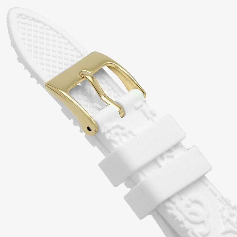 Guess Crown Jewel Multifunction Diamonds White Dial White Leather Strap Watch for Women - GW0411L1 Buy Now By Guess