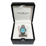 Maurice Lacroix Aikon Automatic Sky Blue Dial Silver Steel Strap Watch For Men - AI6008-SS00F-431-C