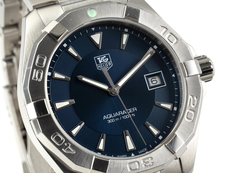 Shop Tag Heuer Aquaracer Blue Dial Watch for Men - WAY1112.BA0928 in USA